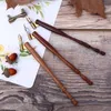 Calligraphy Dip Pen Holder Wooden Pen Rod Adjustable Metal Flange Wedding Party Supplies for Women Men Calligraphy Gifts