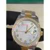 Conception en acier Précision 36 mm Watch Pearl Mechanical AAAAA 3 mm en diamant masculin Automatique Femmes Lumineuses Populaire Lumineuse montre 278271 OLEX 404