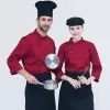 Hotel z długim rękawem kuchnia kuchnia kurtka dla kobiet kawiarnia gastronomiczna kucharz nosić restaurację mundur mundur kelner kelner