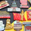 Pequim China Flidge Magnet Turista Sull 3D Magnético Palácio Palácio Palácio Museu A Grande Muralha Tiananmen Temple