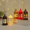 Bandlers Eid Lamp Fitr al décor Ramadan Lantern Ornement Light Light décoratif DÉLICATE CRAFTS VINTAGE HORDING MUBARAK LUMILES