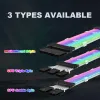 Kyldator Argb Strömförsörjningsförlängningssladd 18Awg, ATX 24PIN GPU PCIe 2*8/3*8PIN 6PIN RGB PSU MODUL CABLES AURA SYNC