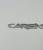 För Kia Carens bakre stam Chrome 3D Letter Badge Emblem Auto Tail Sticker2104000