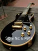 Niestandardowy 1958 Black Beauty Electric Guitar Yellow Body Binding 5 warstw Pickguard Pearl Block Inlay Gold Hardware4792778