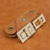 Langlebige Schnalle Rechteck Twist Lock -Hardware für Taschenform Handtasche DIY Turn Lock Bag Clasp -Geldbeutelzubehör