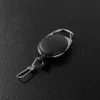 3 / 5pcs Elastic Key Chain Fly Fishing Retracteur Outils Extracteur Keeper Rettracte Key Chain Allin Zinc Ally Rings