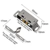 Latches Cabinet Buckles Glass Cabinet Wardrobe Door Cabinet Door Silver Strong Accessories Brass Card Type Polished