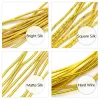 Embroidery Thread Copper Hard Wire For Embroidery Badge Mat Hand Made Jewelry DIY Patches/Clothes/Brooch Sewing Accessories