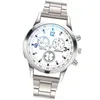 Wristwatches Men Quartz Movement Watch Chronograph Casual Gift For Father Husband Boyfriend