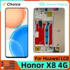 Novo para Huawei Honor x8 4G LCD Display Touch Screen Digitalizer Assembly para Honor TFY-LX1 Display TFY-LX2 TFY-LX3 LCD PEESS