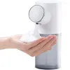 Dispensateur de savon liquide Dispensateur de mousse automatique salle de bain rechargeable à la main avec capteur