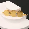 Dicai-Gold Coin Barrette для женщин, женские головные уборы, нумизматический символ, арабские свадебные украшения, свадебные аксессуары для волос,