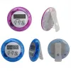 1 stks mini draagbare ronde vorm digitale magnetische lcd lcd stopwatch timer keuken sport racen wekker aftellen 99 minuten