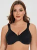 Bras Figure de la femme Sous-terre sous-arbineuse Minimiseur Smooth Comfort Cushion Strap Bra