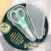 Ceramic Baby Food Scissors Household Toddler Feeding Aid Scissors With Cutting Box Baby Supplies Baby Tableware For Health