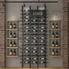 Storage Patio Bar Cabinet Boutique Commercial Large Outdoor Corner Nordic European Wine Rack Luxury Wijnrek Coffee Furniture