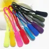 10Pcs Color Zipper Pull Puller End Fit Rope Tag Replacement Broken Buckle Fixer Zip Cord for Travel Suitcase Backpack Zipper Kit