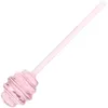 Spoons Honey Stirrer Dispenser mescolando la molla lunga marmellata casa Pratica di vetro di metropolitana Accessorio portatile