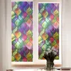 Window Stickers Static Cling Non-adhesive Glass Stained Frosted Films For Home Office Bathroom Privacy Decorative Film