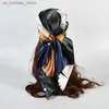 SCARPE NUOVE 90*90 cm Sciarna di seta Scarf Scarfop Headwraps Women Vintage Four Seasons Capelli Scarve Hijab Foulard Bandana Femme Maestro Fema