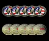 5pcs Non Magnetic Crafts Challenge Coin Operation Enduring dom Combat Veteran OIF Bronze Plated Miliatry4179440