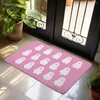 Bath Mats Pink Ghost Series HD Printing Custom Carpet Home Decor Mat Kitchen For Washroom Non-Slip Floor Yoga Door