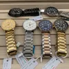 Mens luxe horloge heren horloge automatisch 41 mm mechanische kwarts horloges met doos saffier waterdichte polshorloges roestvrij staal goud horloges tag horloge