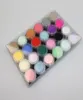 12 18 24 Ensemble de couleurs en acrylique poudre poussière UV Design 3D TIPS DÉCoration Manucure Nail Art Dectoration DIY Nail Powder Tools Crystal DU6003391