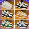 Nieuwe designer schoenen Flat Sneaker Trainer reliëfcasual schoenen denim canvas lederen wit groen rood blauw letter mode platform heren dames lage trainers maat 36-45