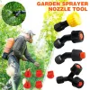 Knapsack Electric Sprayer Nozzle Agricultural Electric Black Pp Conical Replacement Garden Sprayer Nozzle Tool For Yard Lawn