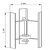 10KW Wind Turbine Generators 12v 24v 48v Low Start Wind Mills Speed Free Alternative Energy 3Blades With MPPT Controller