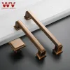 WV Square American Handle Gul Bronze Red Bronze Zinc Eloy Knob Modern Kitchen Cupboard Pulls Drabs Knobs Furniture Hardware