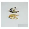 Pins broszki 6pc/ działka mody biżuteria metalowa emalia ptak llow broszka z upuszczeniem DH8BL DH8BL