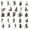 10 / 50pcs Camouflage féminin Soldat Autocollants pour enfants Graffiti pour ordinateur portable Motorcycle de moto