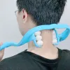 Пластическая точка давления терапия шея Массагидор Массагем снять ручную роликовую шею массажер для шейки на плечо.