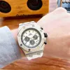 Versie Automatische nieuwigheid Mechanisch horloge Chronograph Stopwatch 904L staal waterdicht