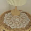 Table Cloth French Round Lace Placemats Ins Beautifully Embroidered Runner European Po Background Decoration