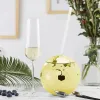 Disco Ball Cups Plastic Drink Cup Flash Cocktail Cup Glass Party Bottle Flashlight Wine Syrup Tea Drinking Straw Bar Nightc