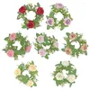 Dekorative Blumen 3 PCs Künstliche Candelabra Girland Ostern Weihnachtsdekorationstisch Hochzeitsfeier Home Home