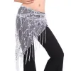Nuovo stile Triangle Scarf Belly Dance costumi di danza della pancia da ballo hip Sciutto