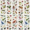 6Sheets 3d Jurassic Dinosaurs Bubble autocollants pour enfants Animaux PVC Puffy Childre