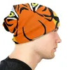 Berets Bengal Tiger Bonnet Hats Kniting jesienna zima Outdoor Skullies czapki unisex męskie dorosłe czapki dla dorosłych
