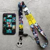 The Nightmare Before Christmas ID Badge Holder Lanyards Pendant Door Card Holders Neck Strap Jack Skell KeyChain Credential