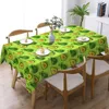 Tischtuch Avocado Spirale Tischdecke Grün Fruchtabdruck Rechteckige Abdeckung Tischdecken lustig für Events Weihnachtsfeier
