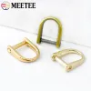 5/10pcs Meetee 8mm O D Ring Buckles Bag Belt Webbing Clothes Hanger Horseshoe Detachable Loop Buckle DIY Hardware Accessories