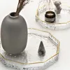 装飾的な置物Ahunderjiaz-NordicPhnom Penh Glass Diskパレットストレージリビングポーチライトラグジュアリーホームデコラット