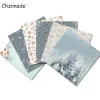 Chzimade 12Sheets Winter Forest Scrapbooking Packs Background Paper Tads Origami Art Paper Craft Diy Photo Album Making