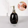 Dispensateur de savon liquide 1pc Creative Ceramics Portable Shampooing Hand Saissizer Body Wash Lotion Home Bathroom Accessories Bouteille