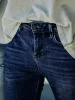 Women Flare Jeans Y2K Stretch High Waist Pants Bell Bottom Slim Denim Streetwear Jeans Girls Party Black Casual Retro Pantaloni retrò