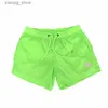 Heren shorts ontwerper Franse merkheren shorts zwem shorts ademende kortgeklede losse drawstring ontspannen broek gym fitness bodybuilding hardlopen l49